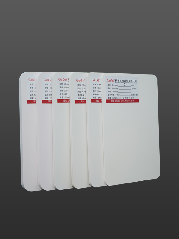7MM IMPERVIUS alta efficientia nitet PVC spuma tabula alba